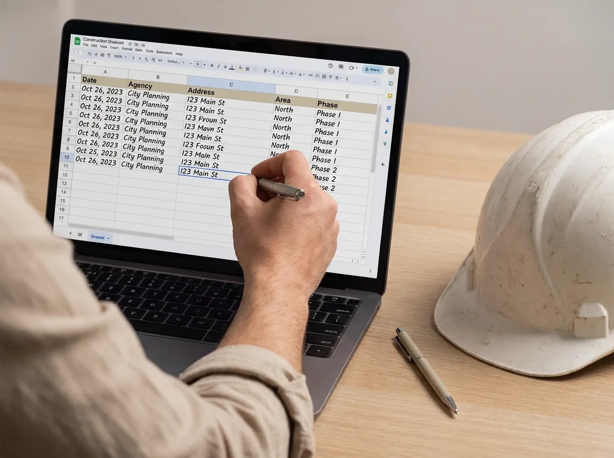 Big data construcao planilha inicio processo